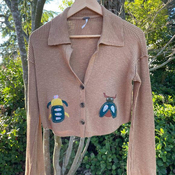 Upcycled XS Free People Cardigan - Picture 2 of 8